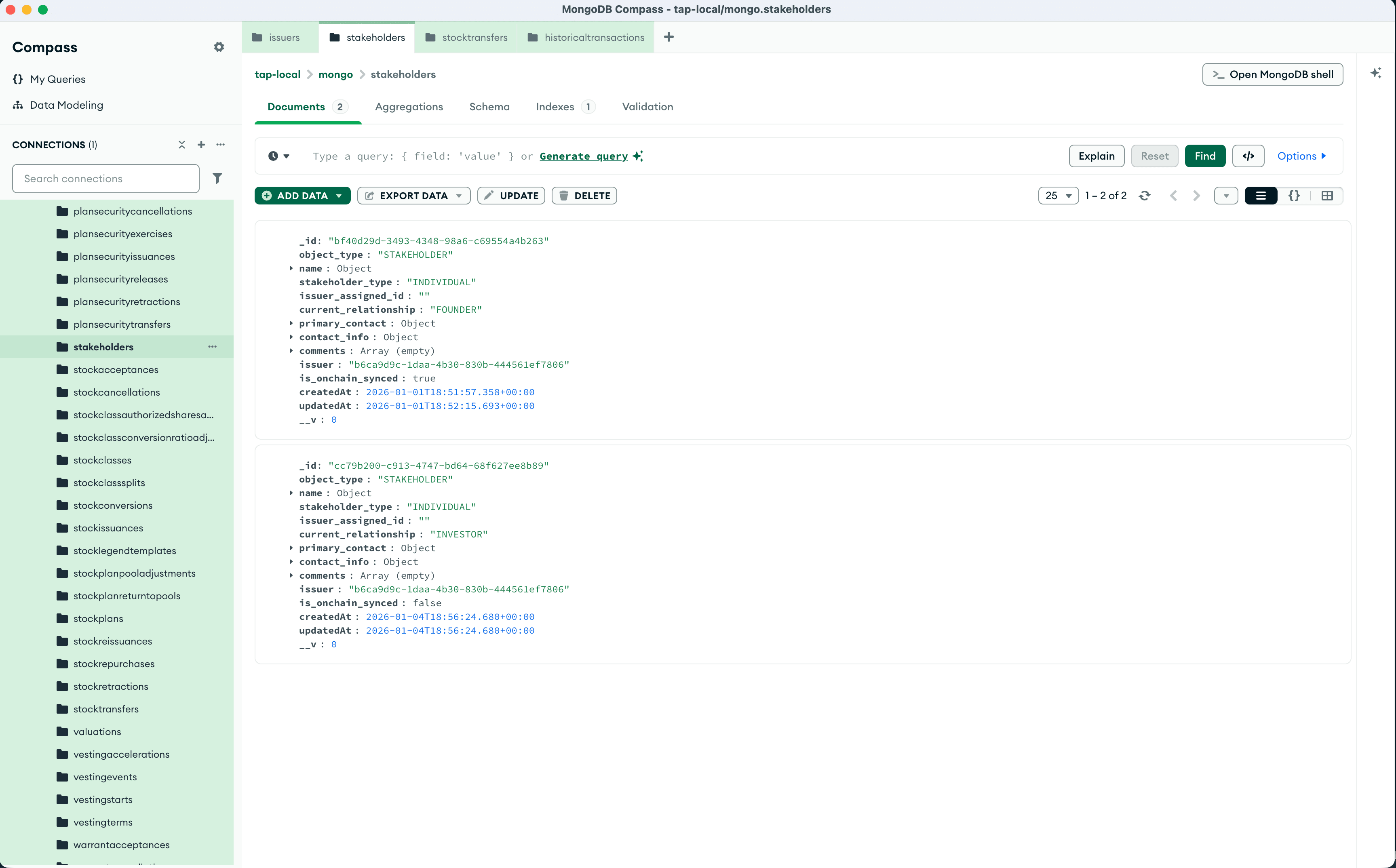 Create Transferee Stakeholder